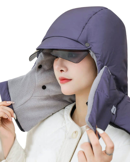 4 in 1 Winter Down Trapper Hat