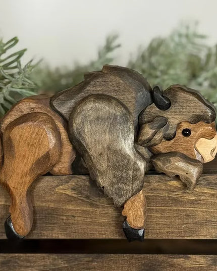Carved Wooden Decor
