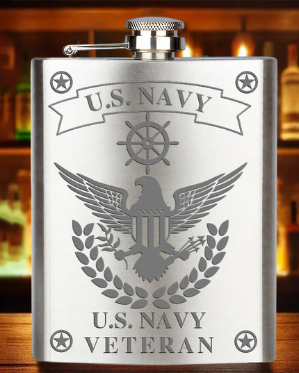 🔥49% OFF🎖️Stainless Steel Military Veteran Flasks