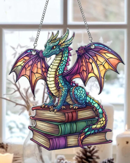 🎄2024 Christmas Gift 50% Off--Acrylic Colorful Dragon Suncatcher Ornament