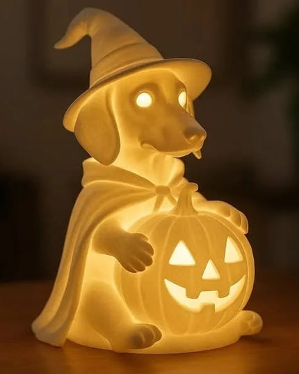 🎃Halloween Early Bird Special Sale 49% OFF -Halloween Dachshund Pumpkin Lamp