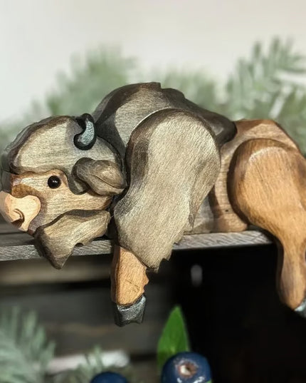 Carved Wooden Decor