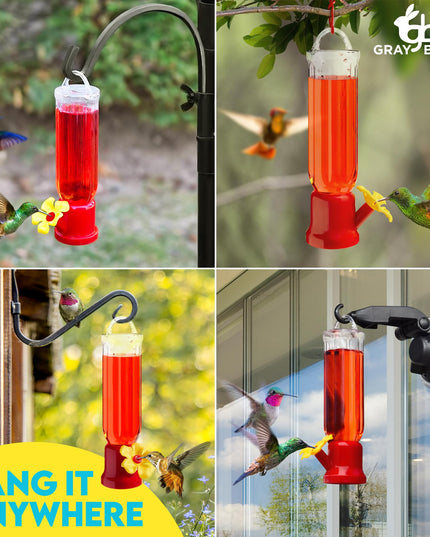 🔥Annual Offer - New Leak-Proof Design Hummingbird Feeder (4 Pack)