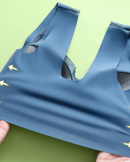 Lace anti-exposure seamless bra - Libiyi