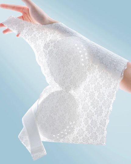 Women Seamless Lace Underwear Large Bralette Breathable Padded Wire Free Bras - Libiyi