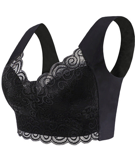 Push up beautiful back no steel ring lace underwear - Libiyi