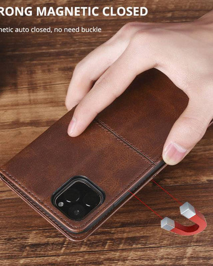 TPU + PU Leather Phone Cover Case for Samsung A series - Libiyi