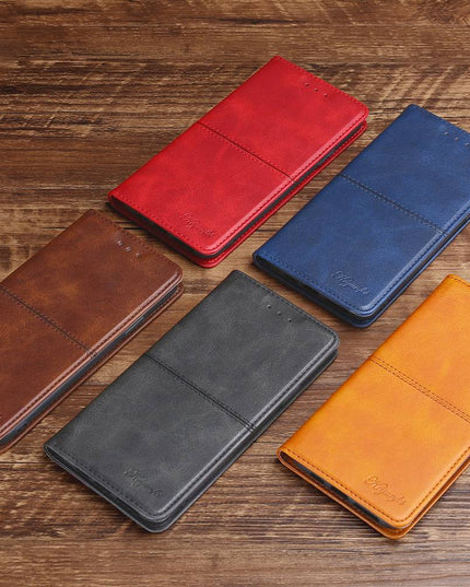 TPU + PU Leather Phone Cover Case for Samsung A series - Libiyi