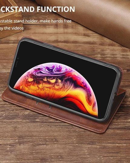 TPU + PU Leather Phone Cover Case for Samsung A series - Libiyi