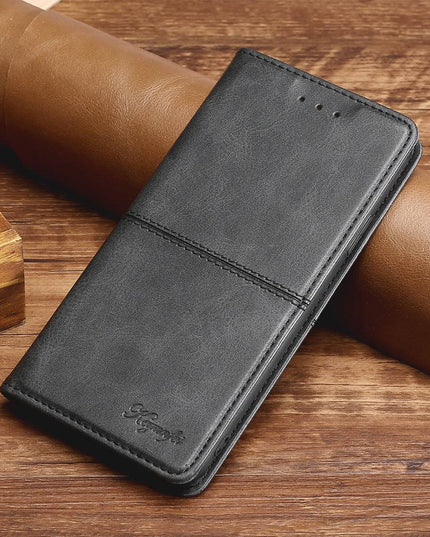 TPU + PU Leather Phone Cover Case for Samsung A series - Libiyi
