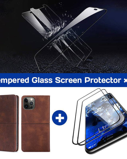 TPU + PU Leather Phone Cover Case for iPhone 12Pro Max - Libiyi