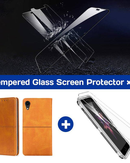 TPU + PU Leather Phone Cover Case for iPhone XR - Libiyi