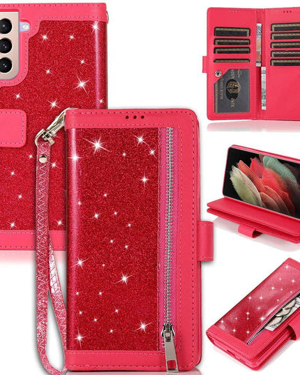 Bling Wallet Leather Case for Samsung S21 - Keilini