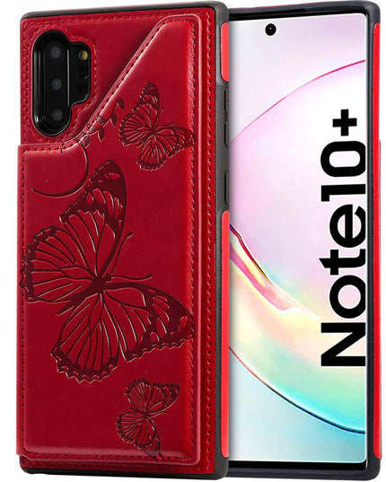 New Luxury Embossing Wallet Cover For SAMSUNG Note 10 Plus-Fast Delivery - Libiyi