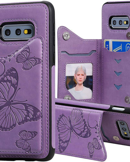 New Luxury Embossing Wallet Cover For SAMSUNG S10e-Fast Delivery - Libiyi