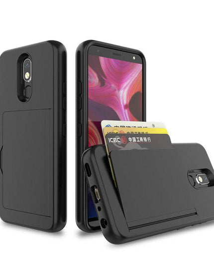 Armor Protective Card Holder Case for LG Stylo 5 - Libiyi