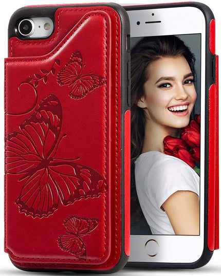 New Luxury Embossing Wallet Cover For iPhone 6 Plus/6s Plus-Fast Delivery - Libiyi