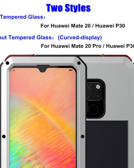 Luxury Doom Armor Waterproof Metal Aluminum Phone Cover For Huawei - Libiyi