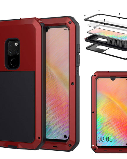 Luxury Doom Armor Waterproof Metal Aluminum Phone Cover For Huawei - Libiyi