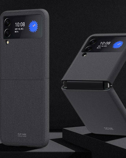 Fluffy paint-Rock Sand Full Shell Case for Samsung Galaxy Z Flip 3 5G - Libiyi