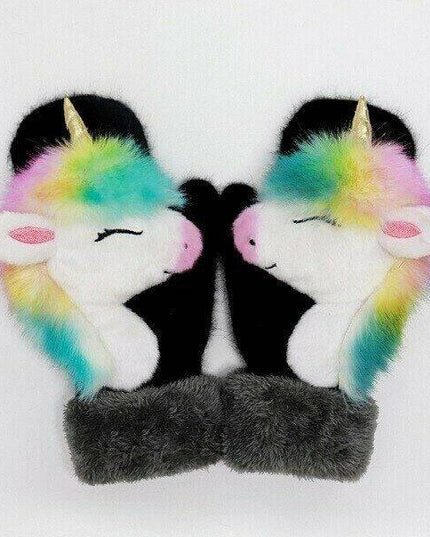 2022 new cartoon plush knitted glovesđ - Libiyi