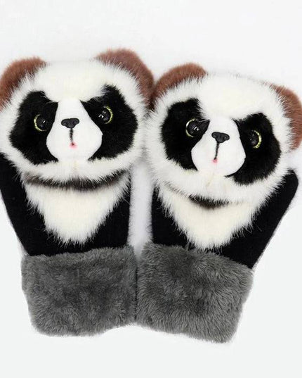 2022 new cartoon plush knitted glovesđ - Libiyi