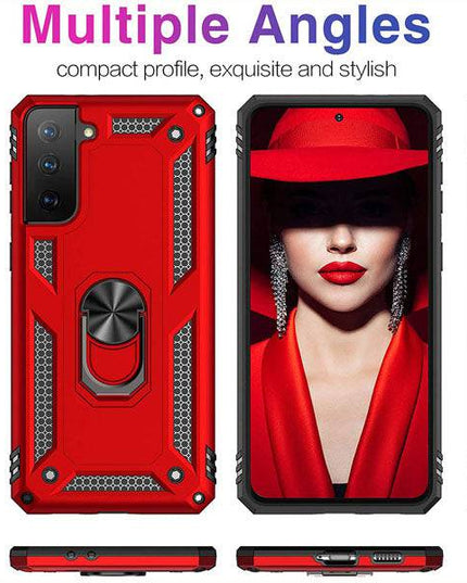 Luxury Armor Ring Bracket Phone Case For Samsung S21 FE(5G) - Libiyi