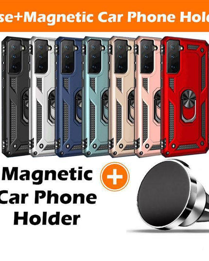 Luxury Armor Ring Bracket Phone Case For Samsung S21 Plus(5G) - Libiyi