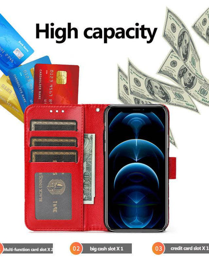 3D Embossed Rose Wallet Case For Samsung A02S - Libiyi