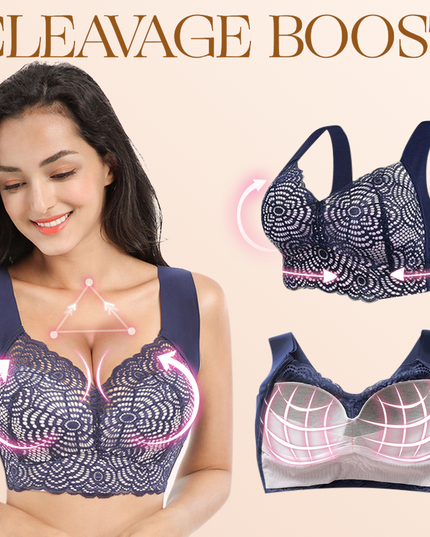 EXTRA LIFT - Ultimate Lift Stretch Full-Figure Seamless Lace Cut-Out Bra - Libiyi