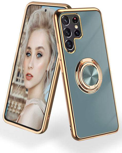 Slim Thin Finger Ring Case For Samsung S22 Series - Libiyi