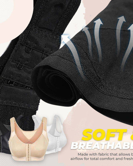 Front Closure Support Sport Bra - Libiyi