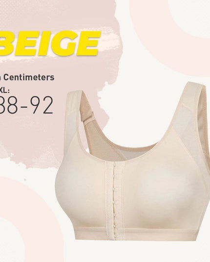 Front Closure Support Sport Bra - Libiyi