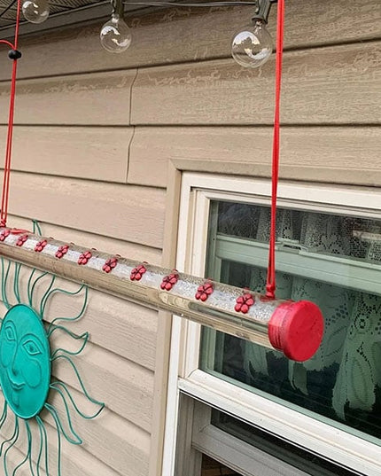 Flower Bar Hummingbird Feeder