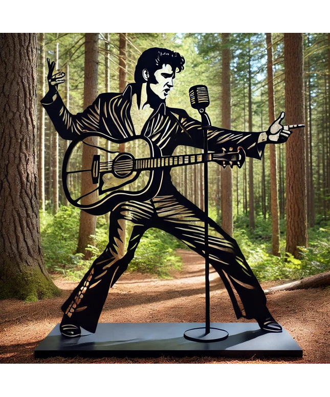 Rock 'n' Roll Legend Garden Art 🎶 - Libiyi