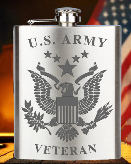 🔥49% OFF🎖️Stainless Steel Military Veteran Flasks