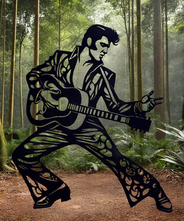 Rock 'n' Roll Legend Garden Art 🎶 - Libiyi