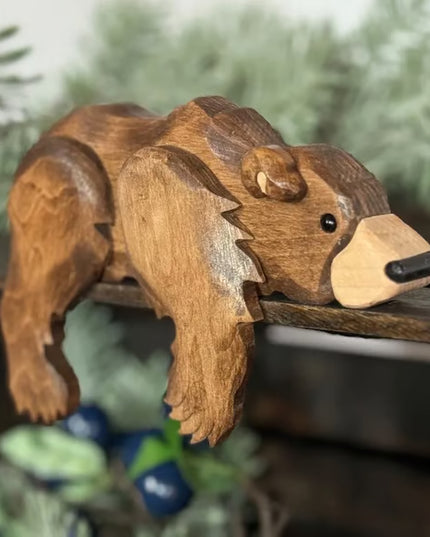Carved Wooden Decor
