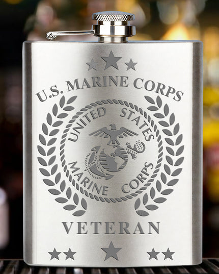 🔥49% OFF🎖️Stainless Steel Military Veteran Flasks