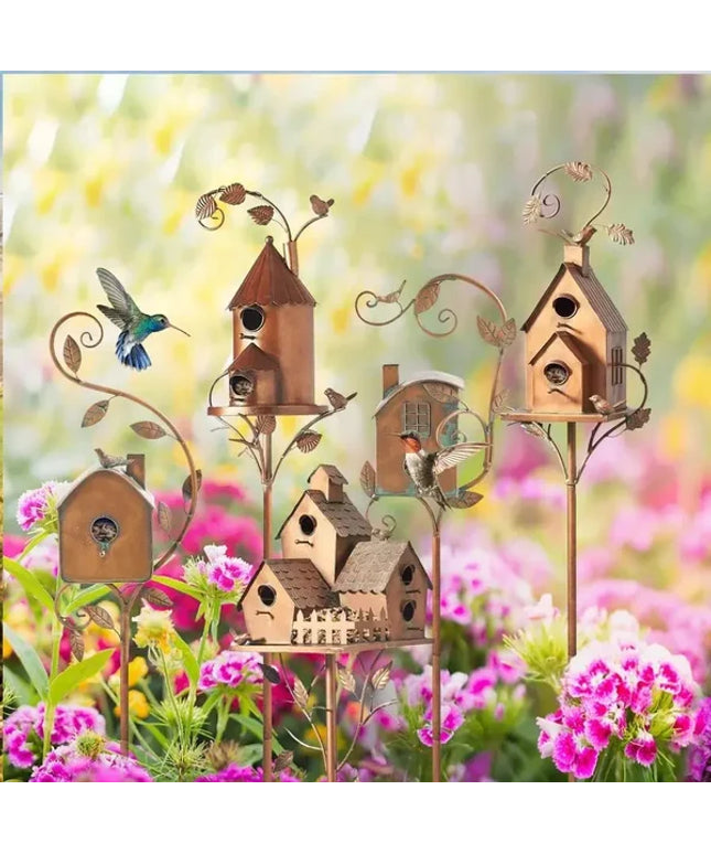 Shirem Birdhouse Stakes - Libiyi