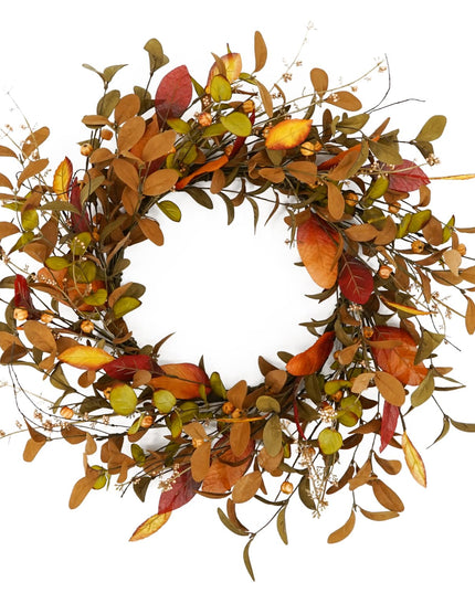 Fall wreath for the front door
