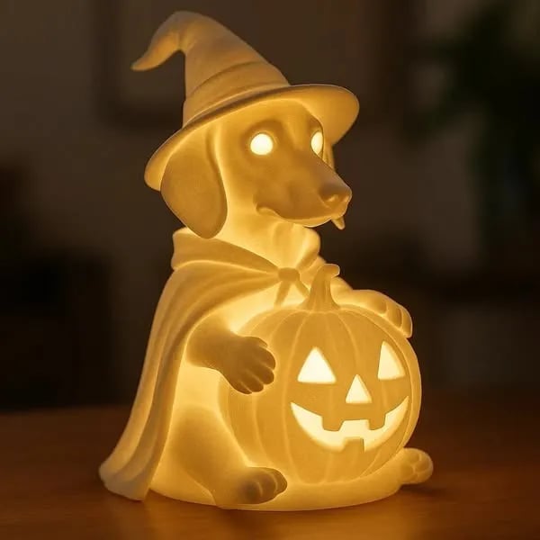 🎃Halloween Early Bird Special Sale 49% OFF -Halloween Dachshund Pumpkin Lamp - Libiyi