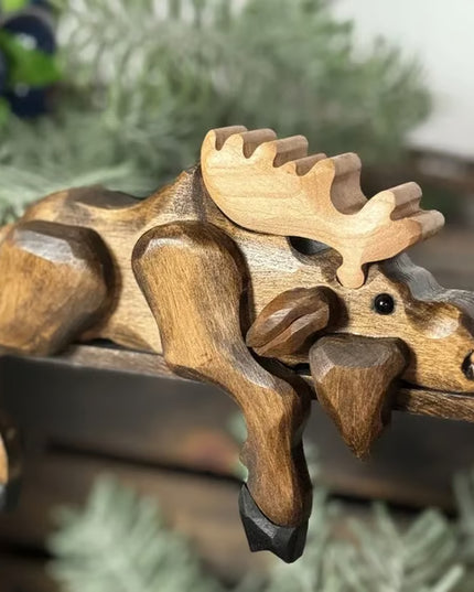 Carved Wooden Decor