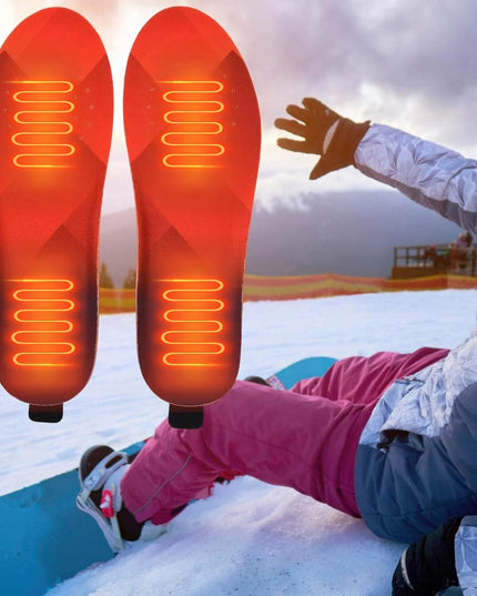 🔥FootEase Wireless Heated Insoles – Rechargeable Pain Soothing Heat for Plantar Fasciitis & Cold Feet