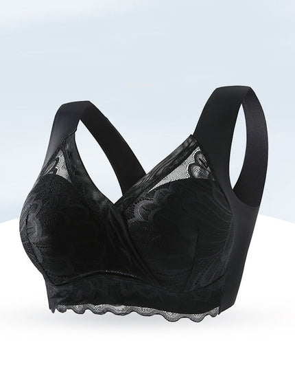 Women's thin no wire lace bra - Libiyi