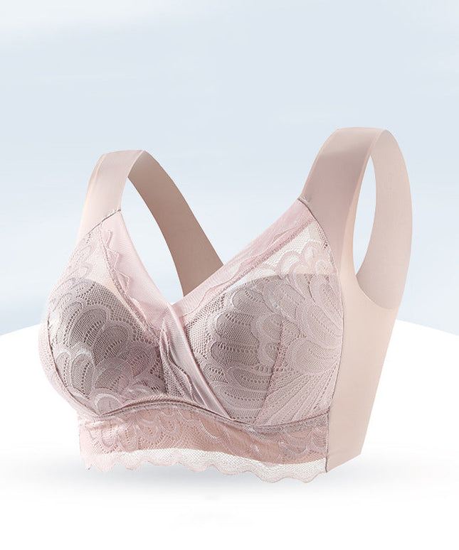 Women's thin no wire lace bra - Libiyi