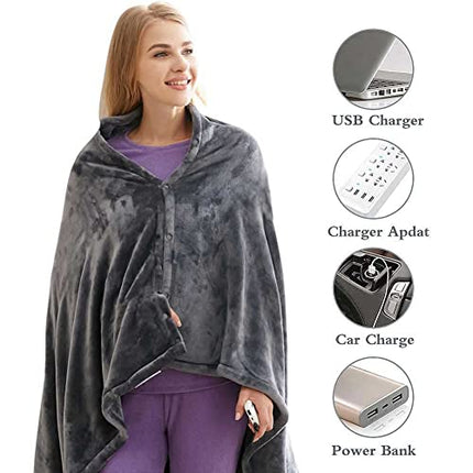 Electric Heated Outer Blanket Heated Shawl - Keillini