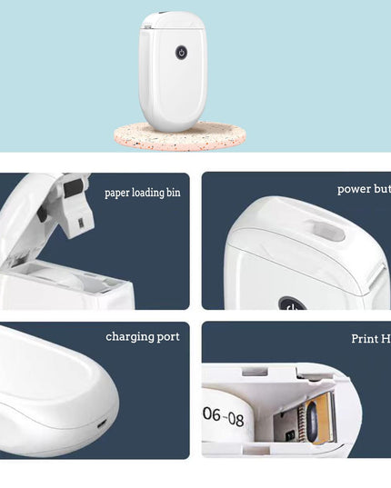 Wireless Bluetooth Mini Thermal Label Maker Printer - Keilini