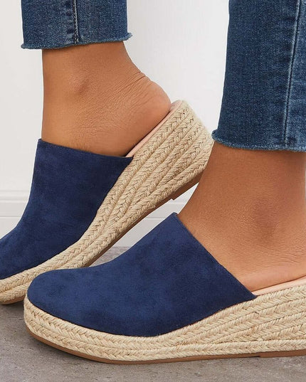 Women's large size thick bottom casual slippers - Libiyi