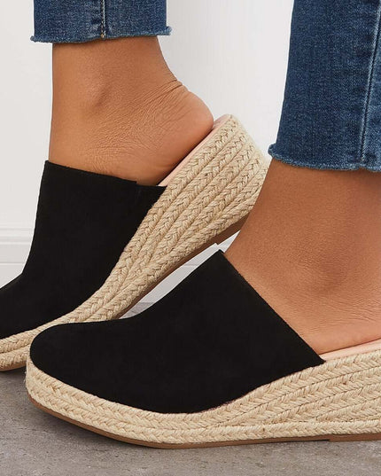 Women's large size thick bottom casual slippers - Libiyi